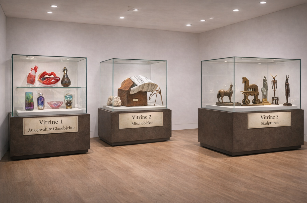 Ausstellungsraum Skulpturen - Galerie Scholz