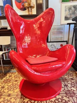 Designsessel, Prototyp als Masterarbeit einer Designstudentin der Hochschule Pforzheim, absolutes Unikat